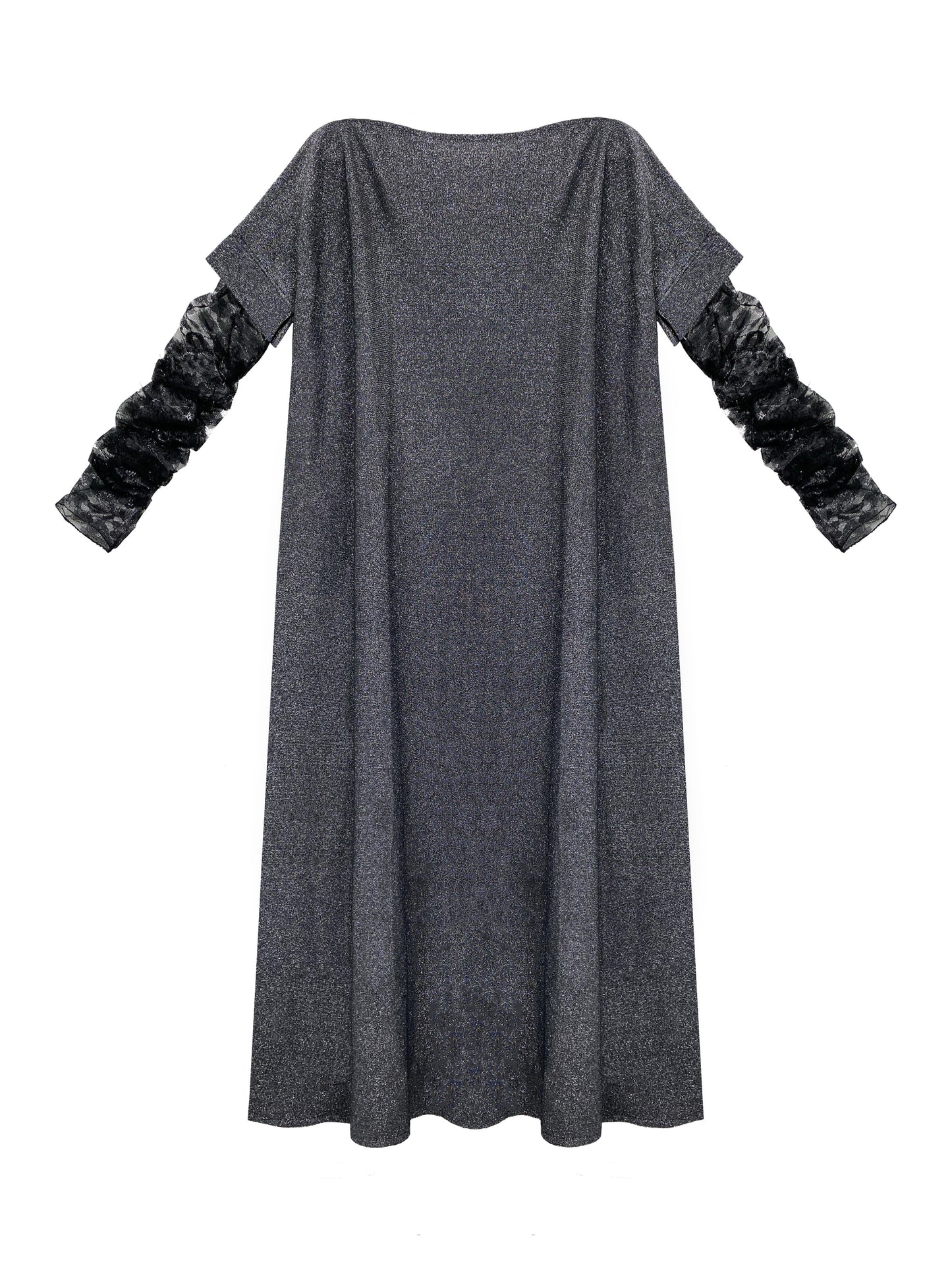 THE COUTURE DRESS IN SILVER LUREX