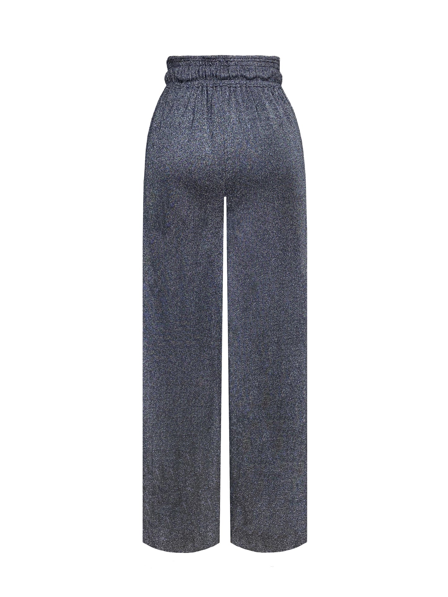 THE COUTURE PANT IN SILVER LUREX